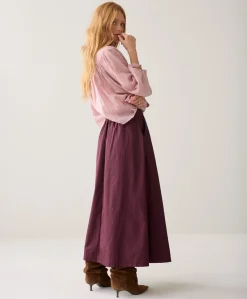 Dames rok bordeaux