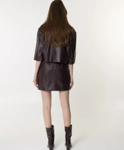 Dames rok bordeaux