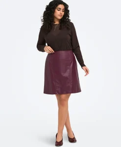 Dames rok bordeaux