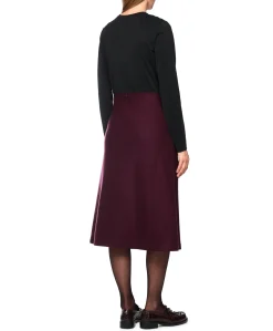 Dames rok bordeaux