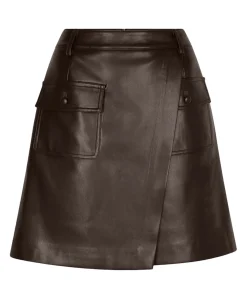 Dames rok bruin