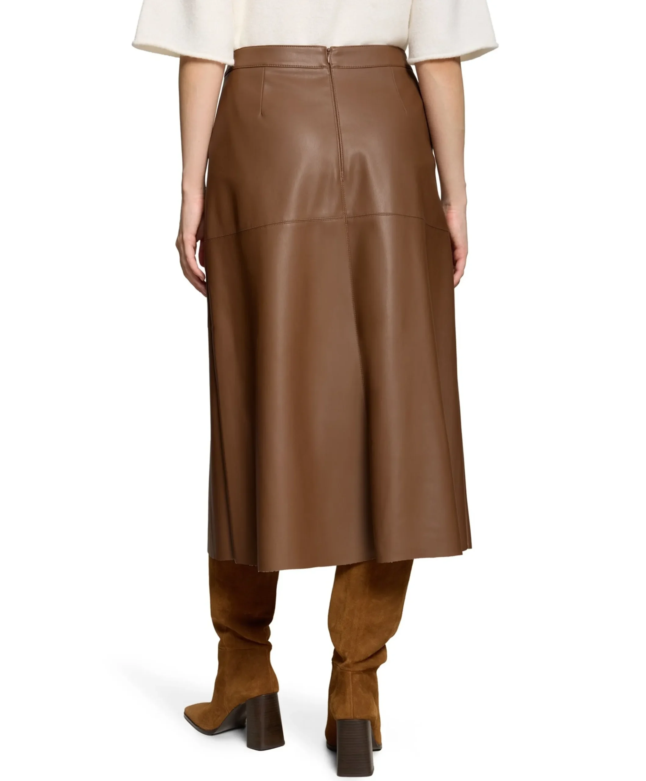 Dames rok bruin