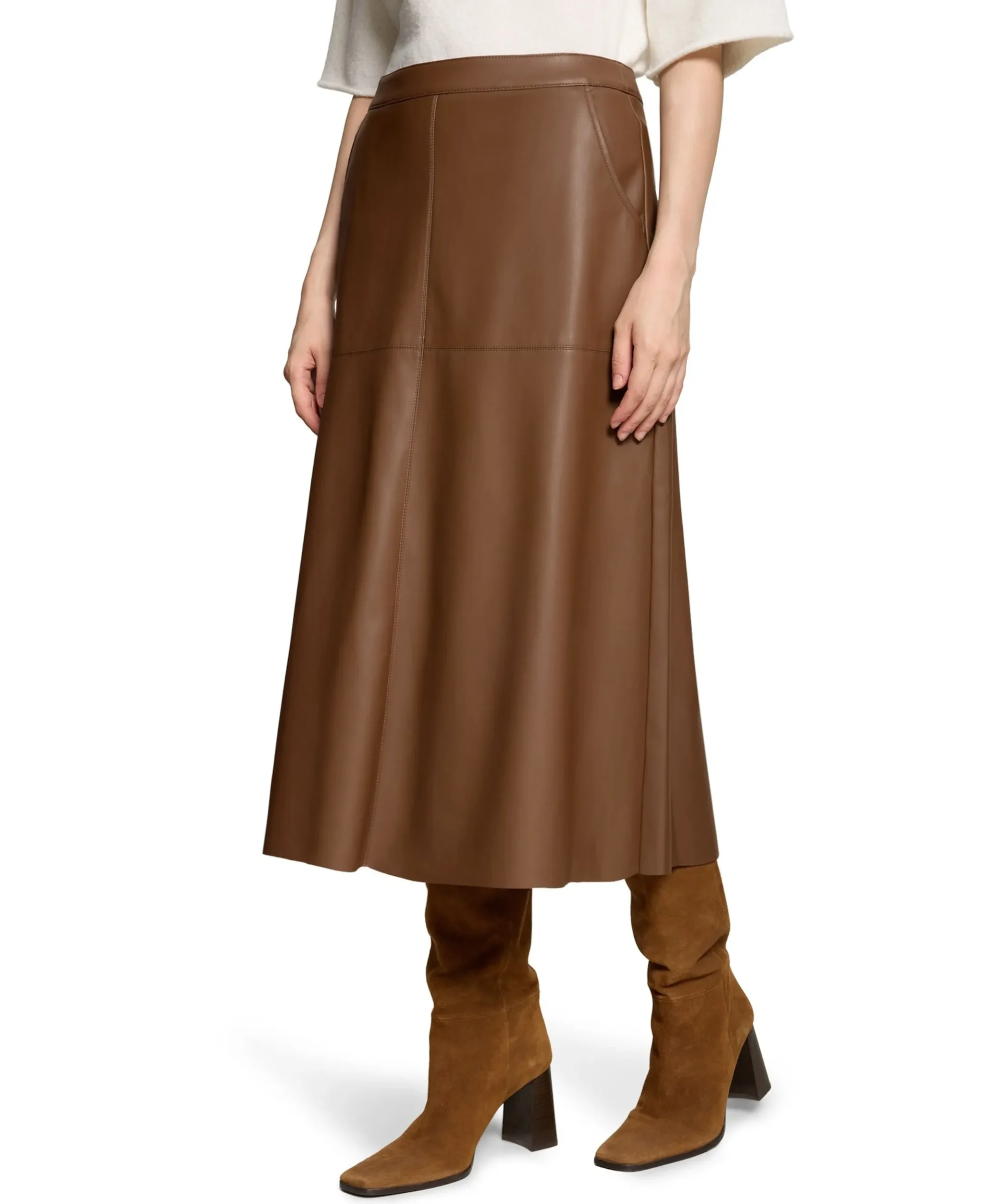 Dames rok bruin