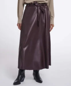 Dames rok bruin