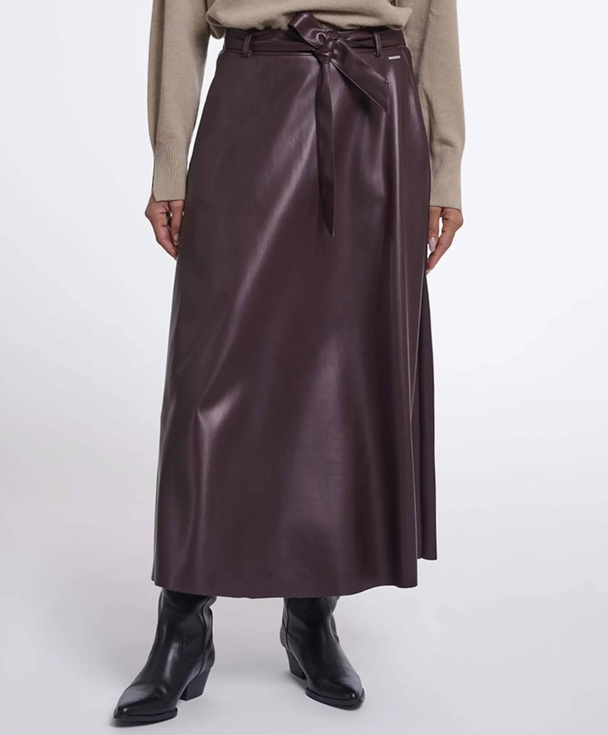 Dames rok bruin