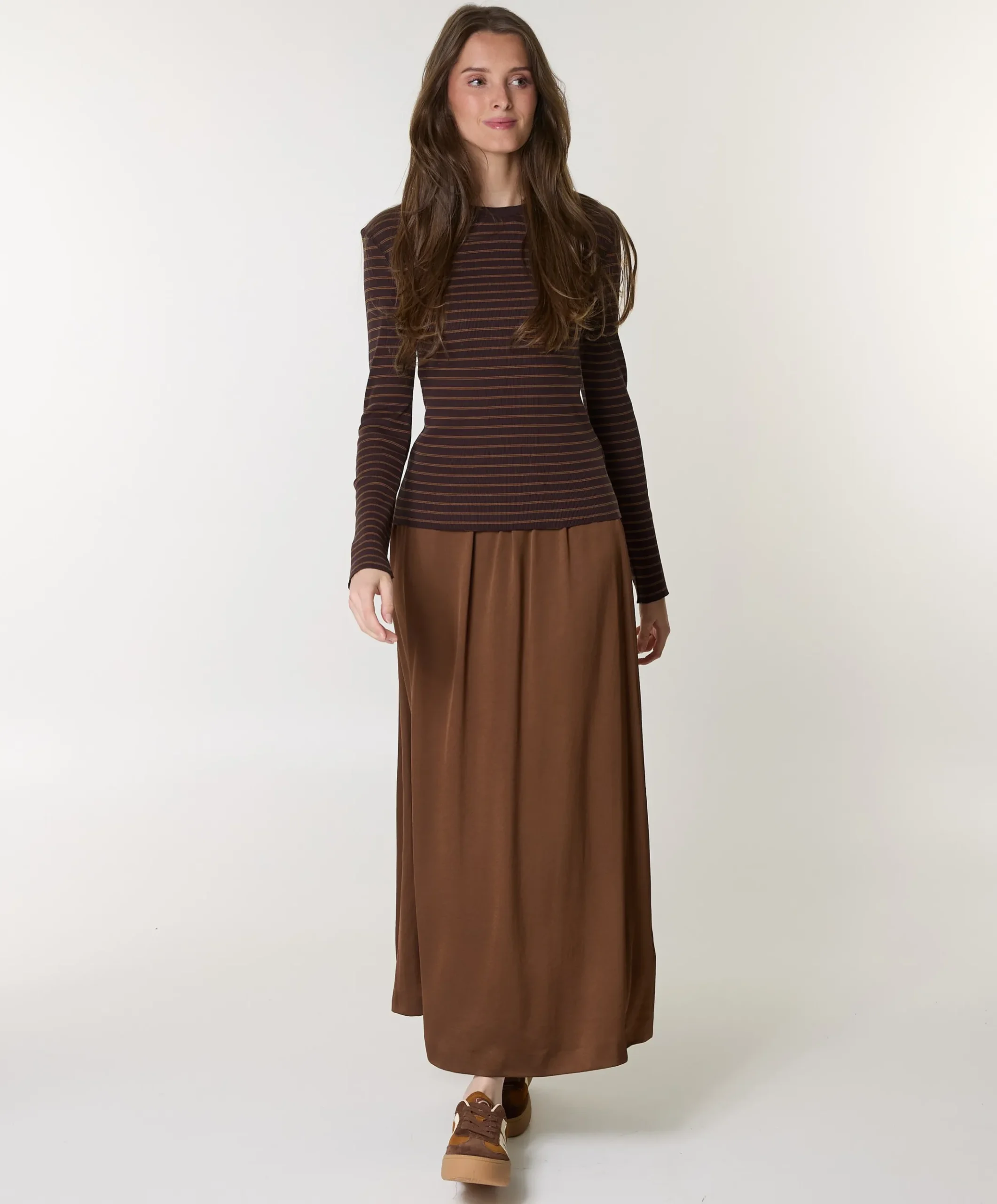 Dames rok bruin