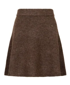 Dames rok bruin