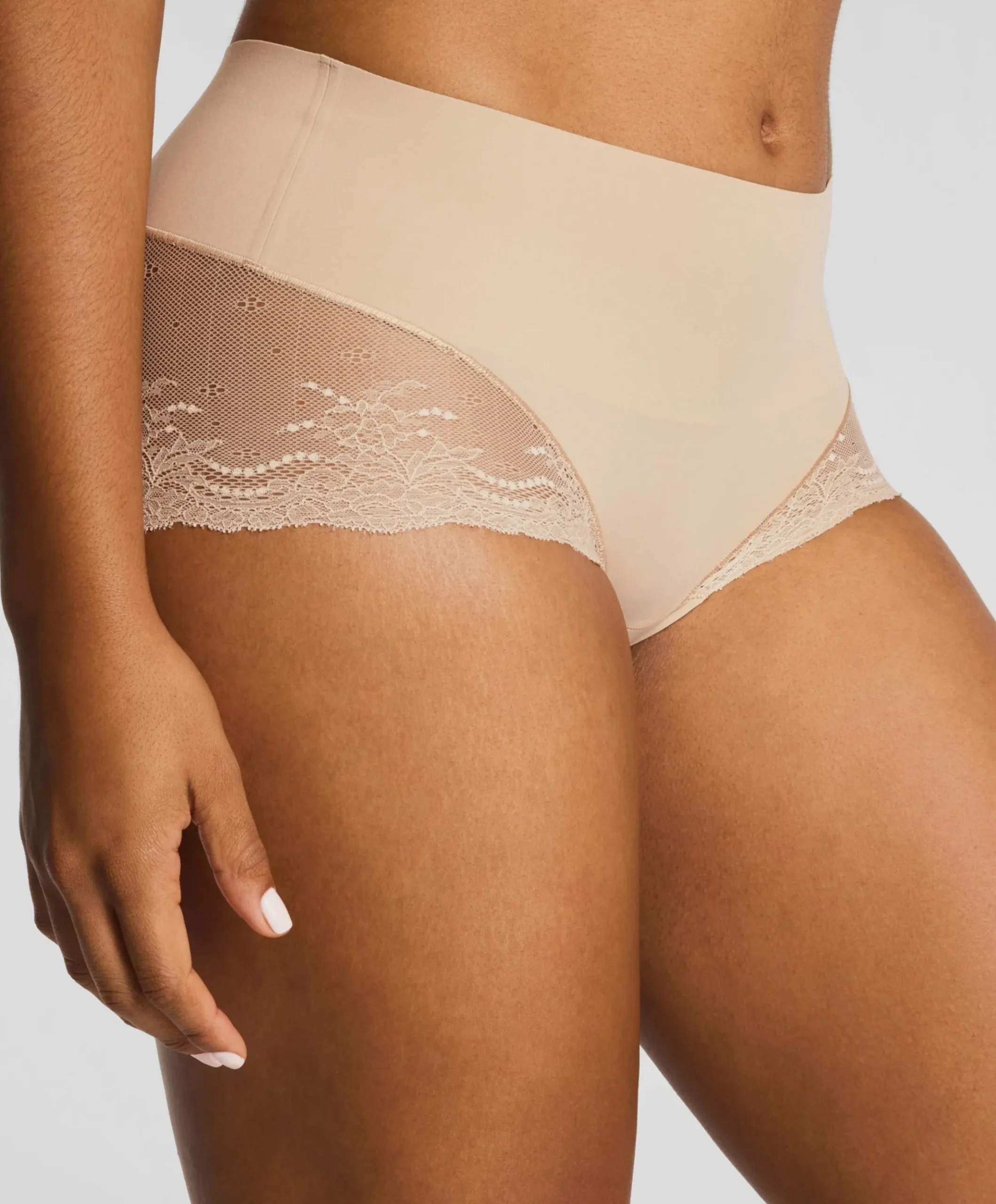 Dames shapewear slip beige