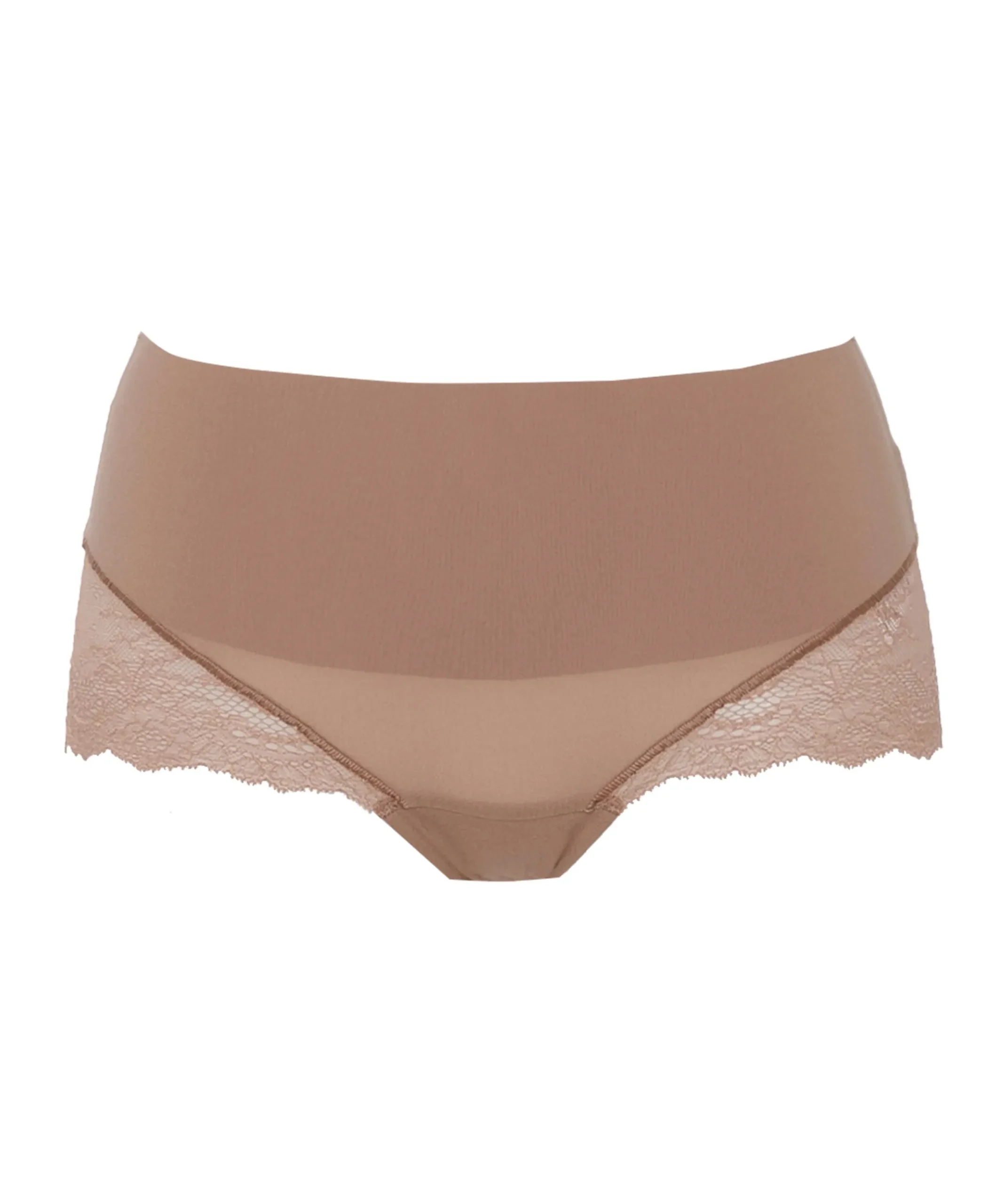 Dames shapewear slip bruin