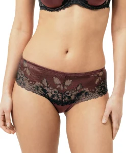 Dames shorts bordeaux