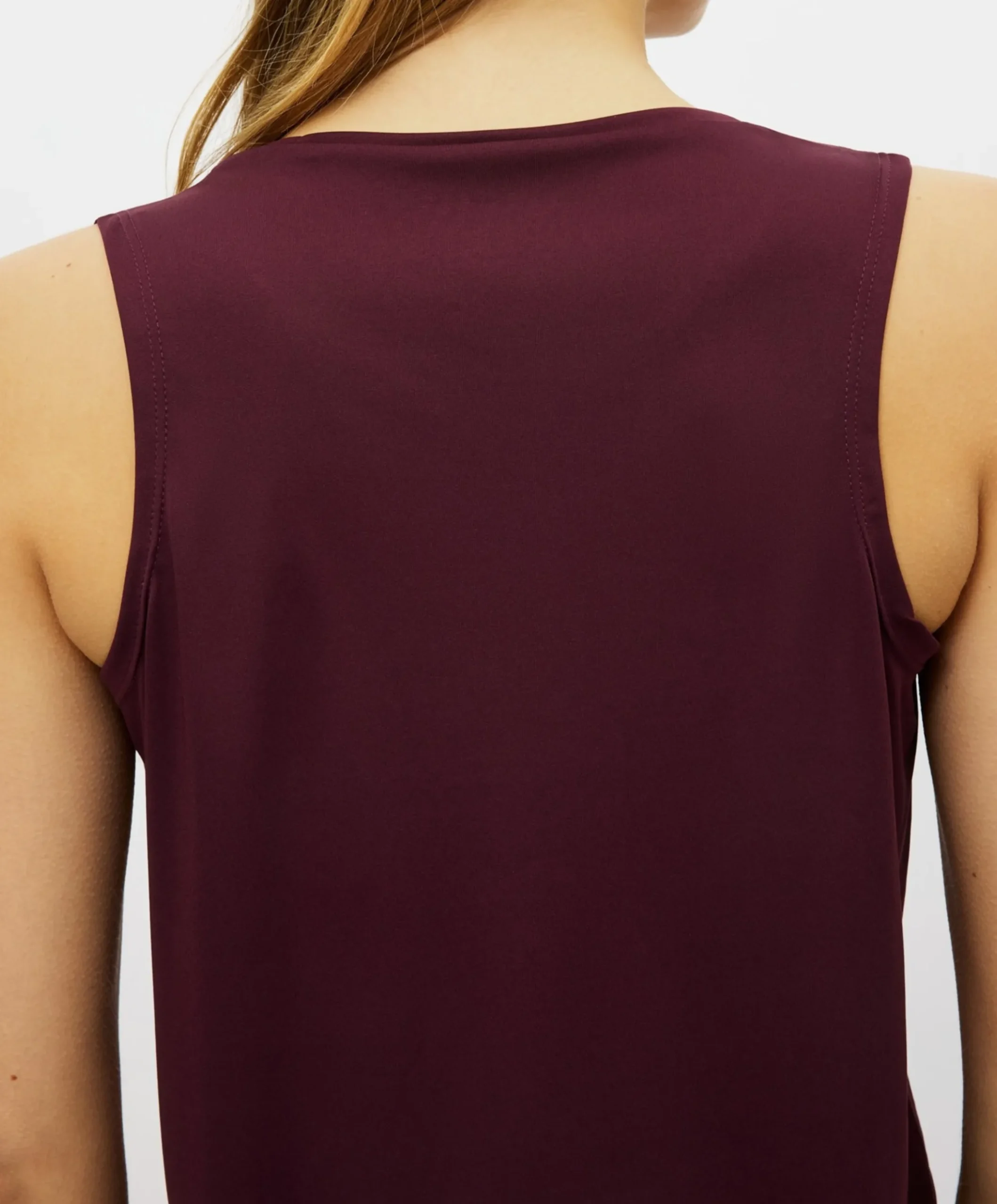 Dames singlet bordeaux