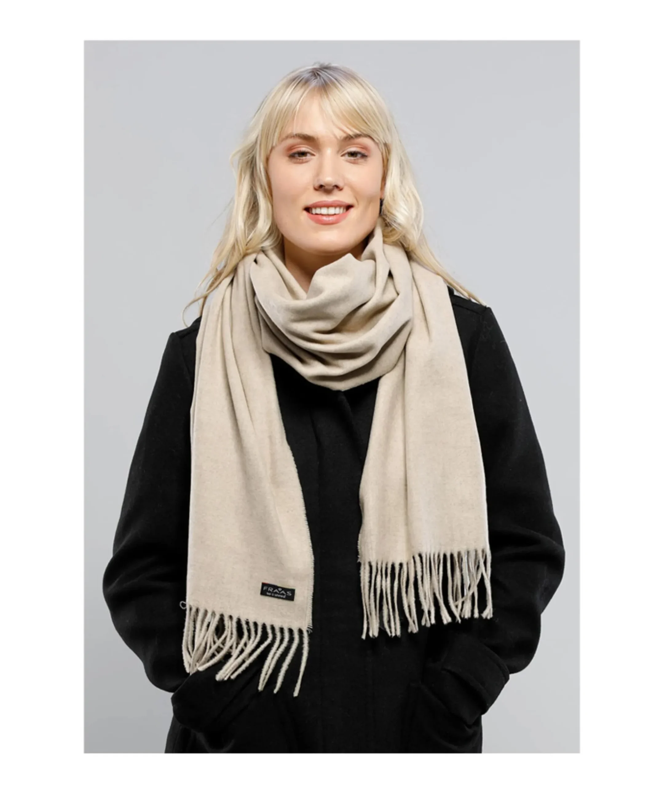 Dames sjaal beige