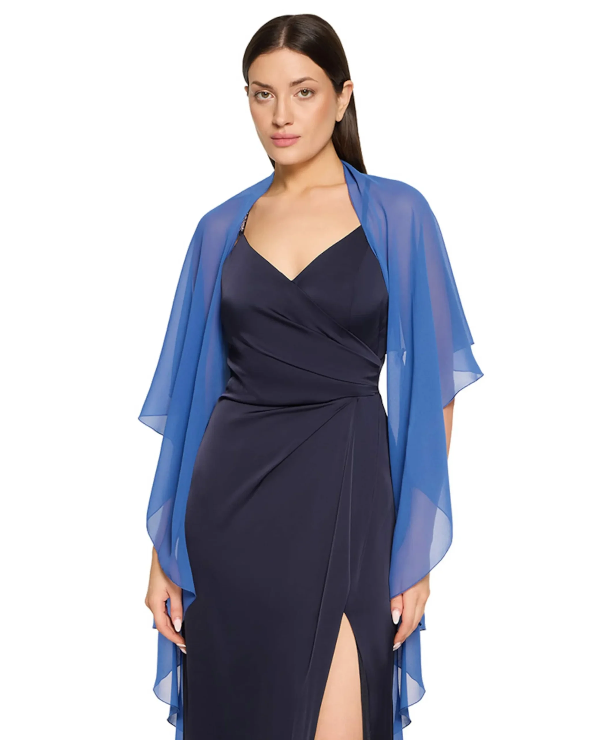 Dames sjaal blauw