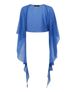 Dames sjaal blauw