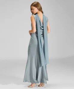 Dames sjaal blauw