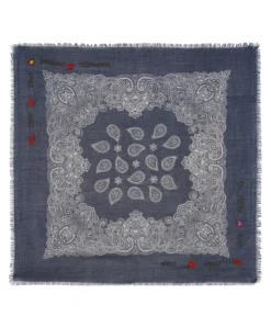 Dames sjaal blauw