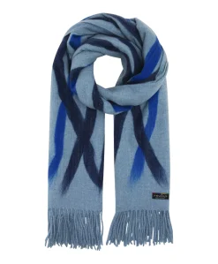 Dames sjaal blauw