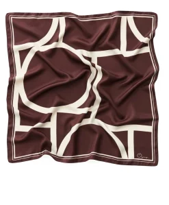 Dames sjaal bordeaux