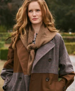 Dames sjaal bruin