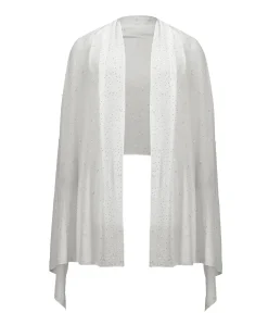 Dames sjaal ecru