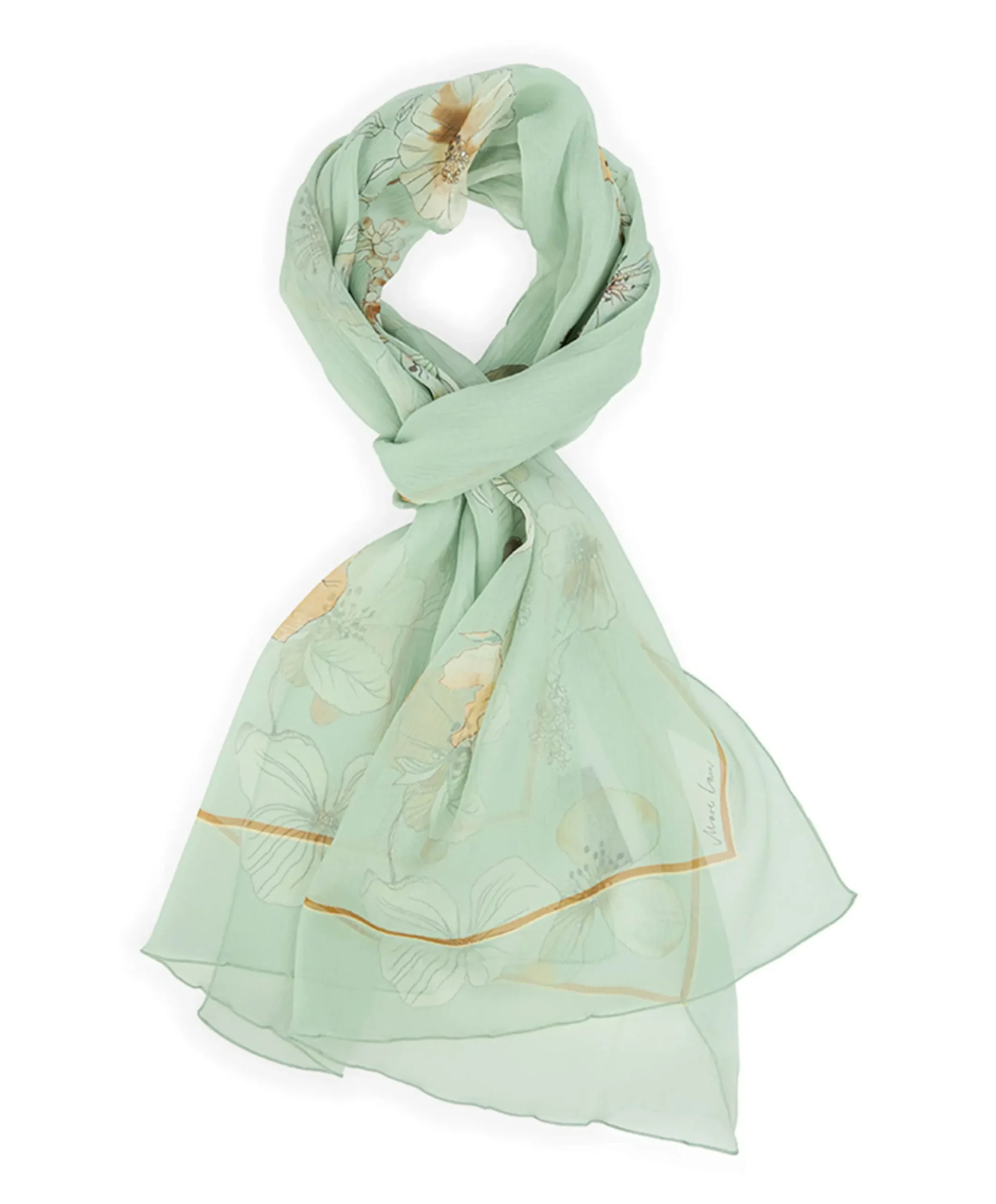 Dames sjaal groen