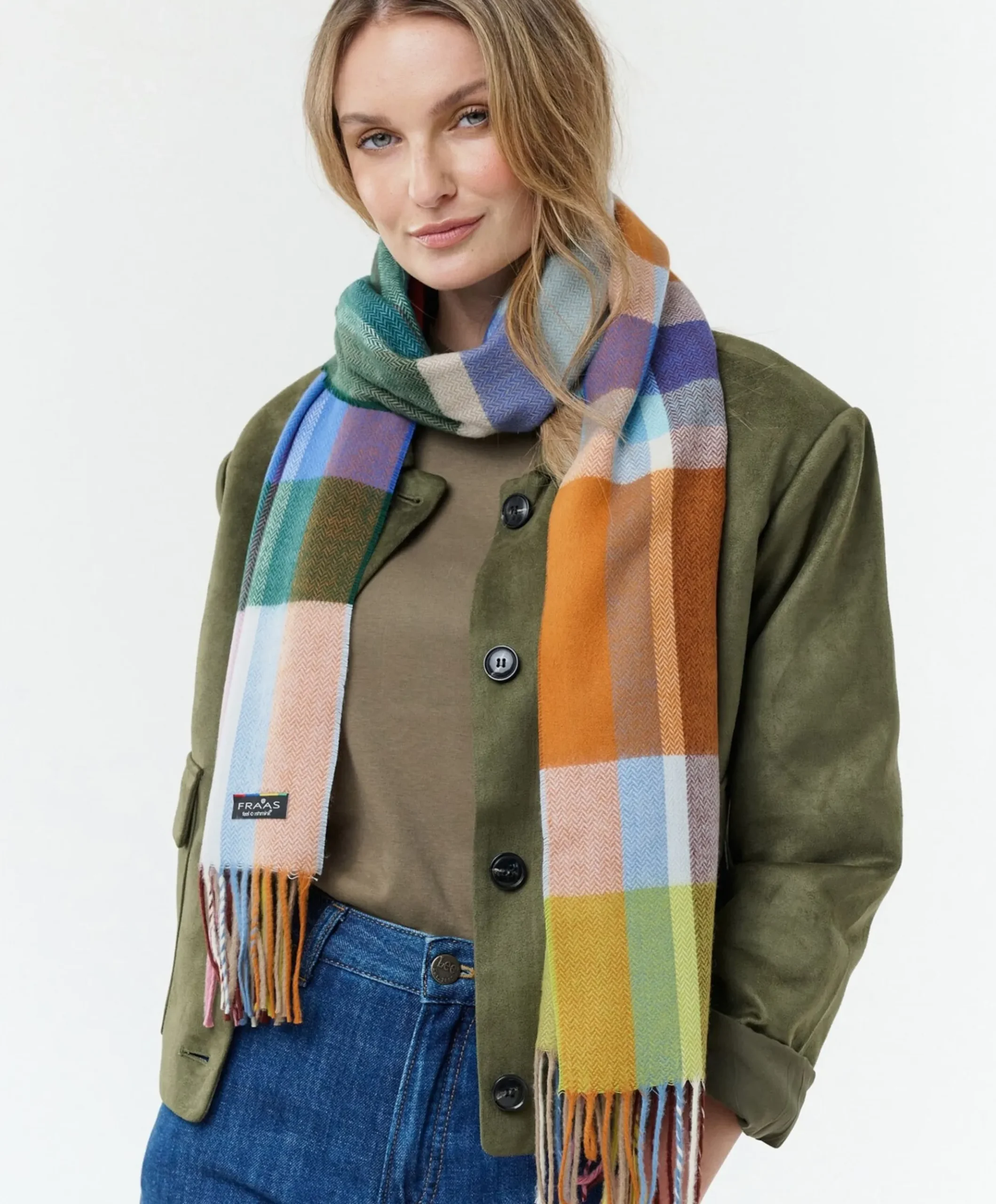 Dames sjaal multicolor