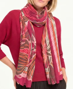Dames sjaal rood