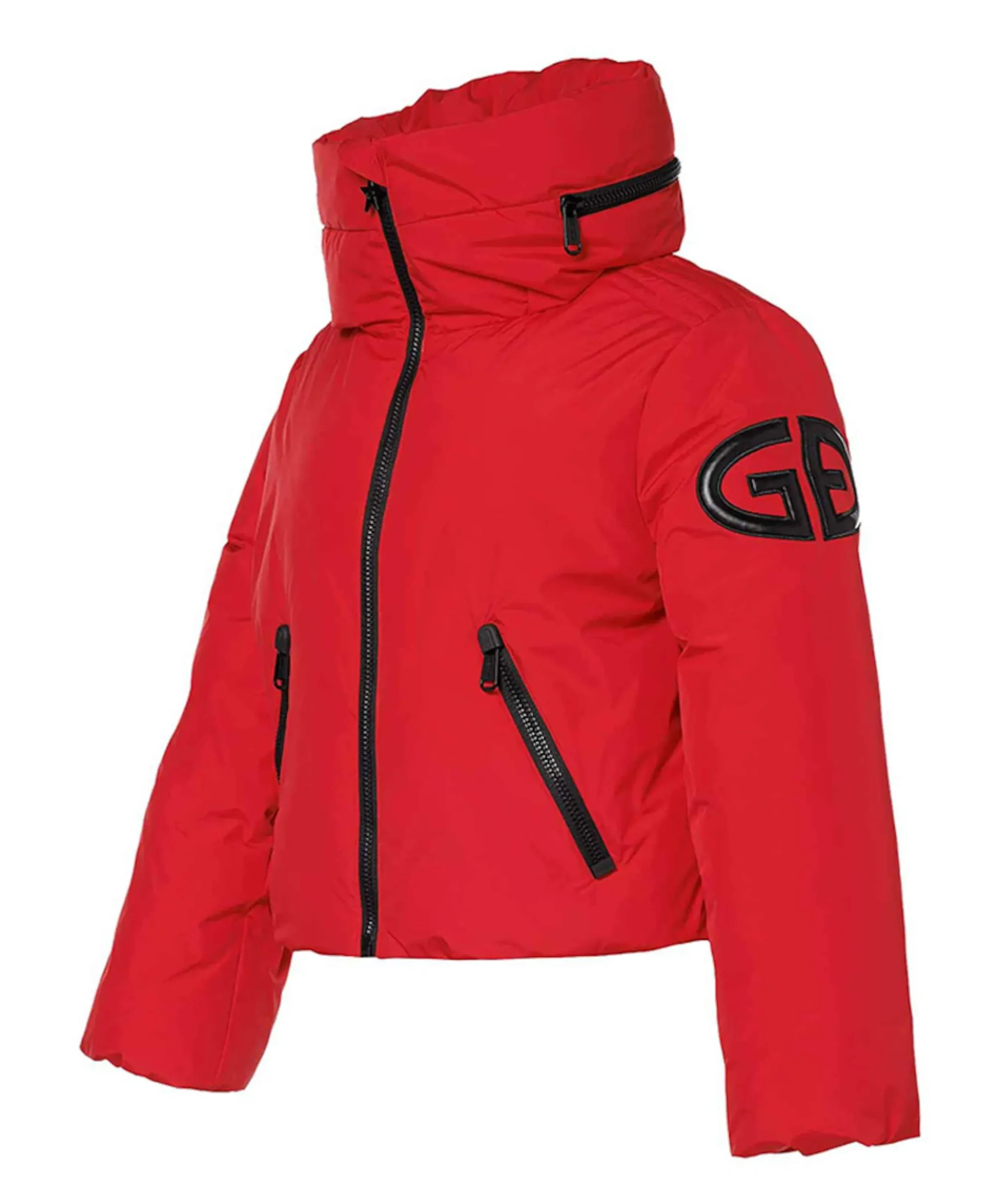 Dames ski-jas rood