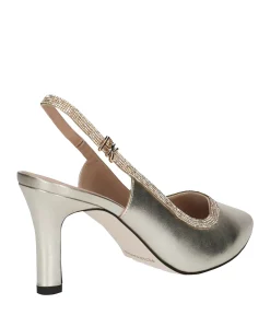 Dames slingbacks goud