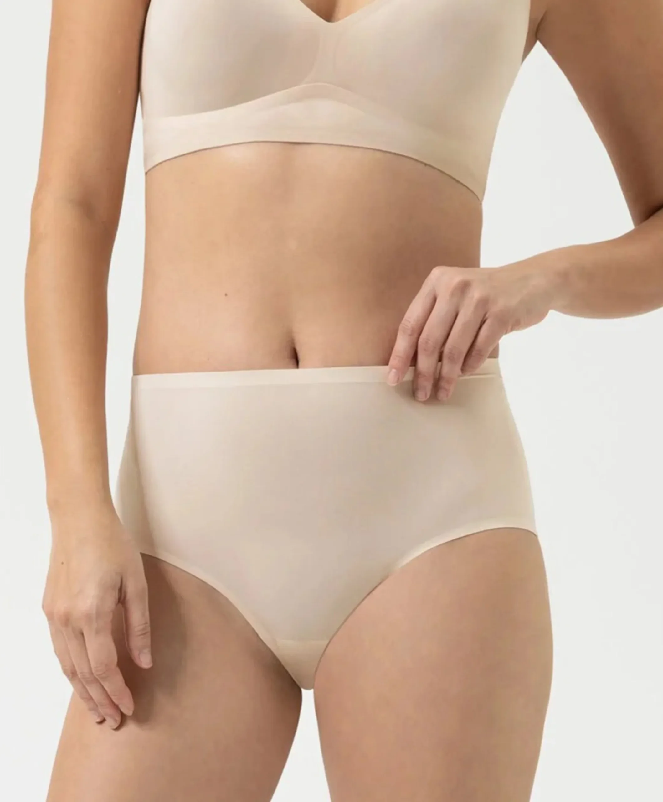 Dames slip beige