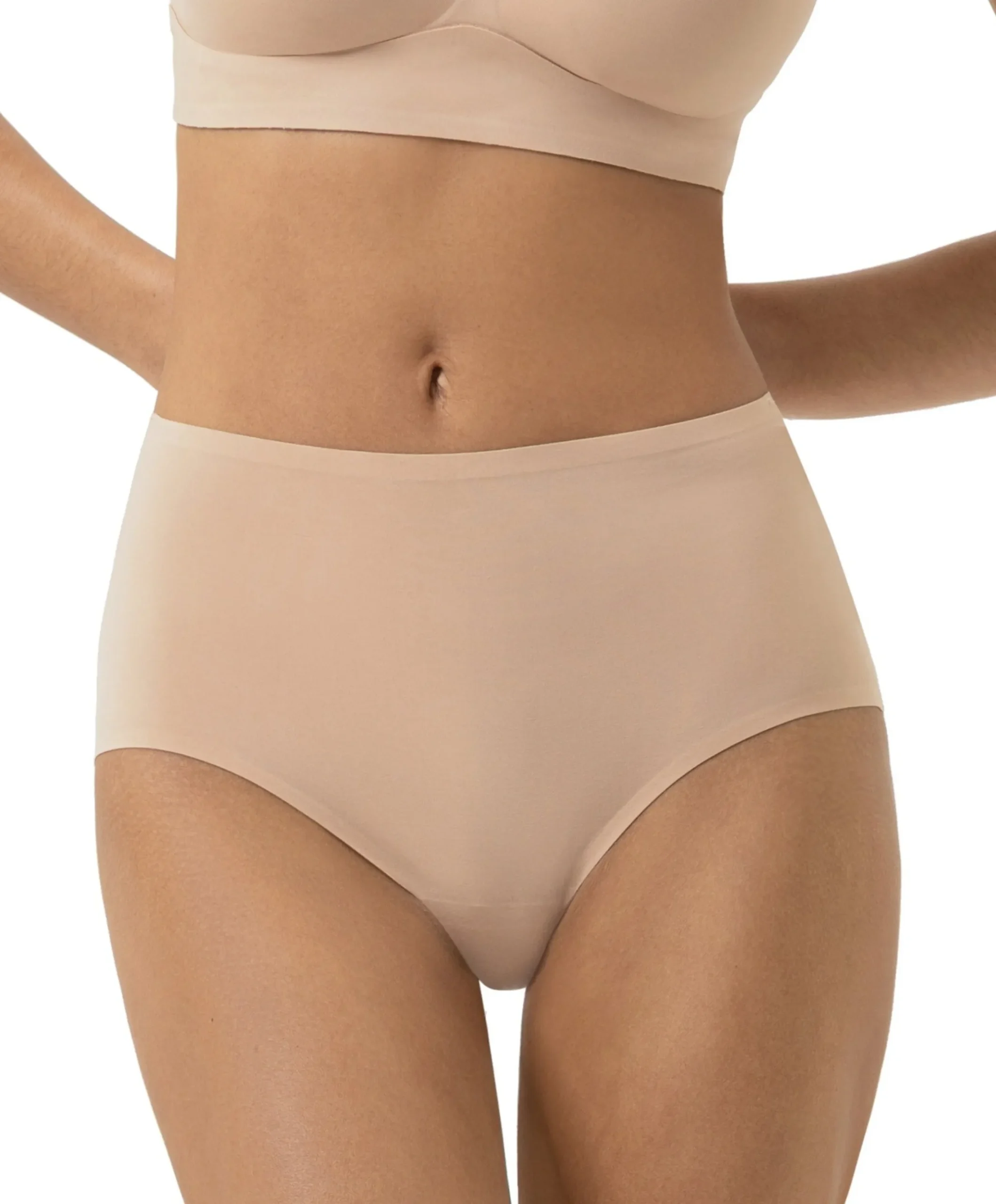 Dames slip beige