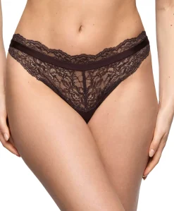 Dames slip bruin