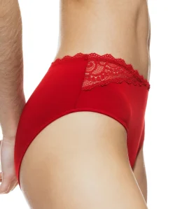 Dames slip rood