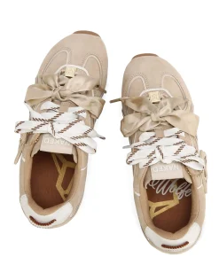 dames sneakers beige