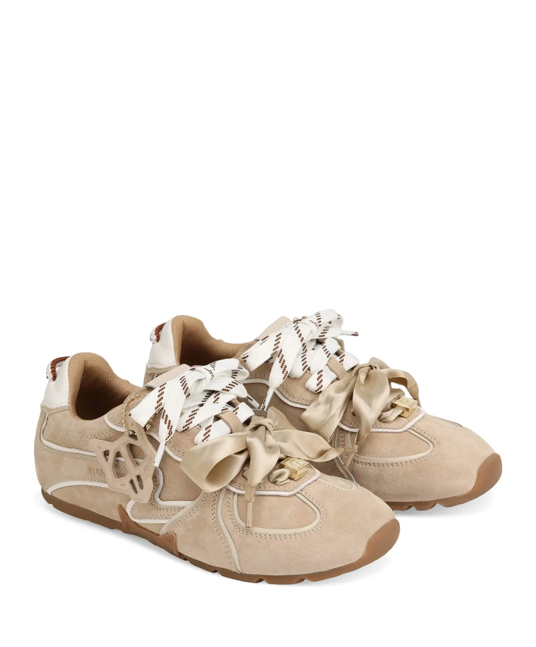 dames sneakers beige