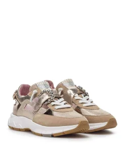 dames sneakers beige