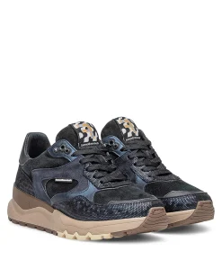 dames sneakers blauw