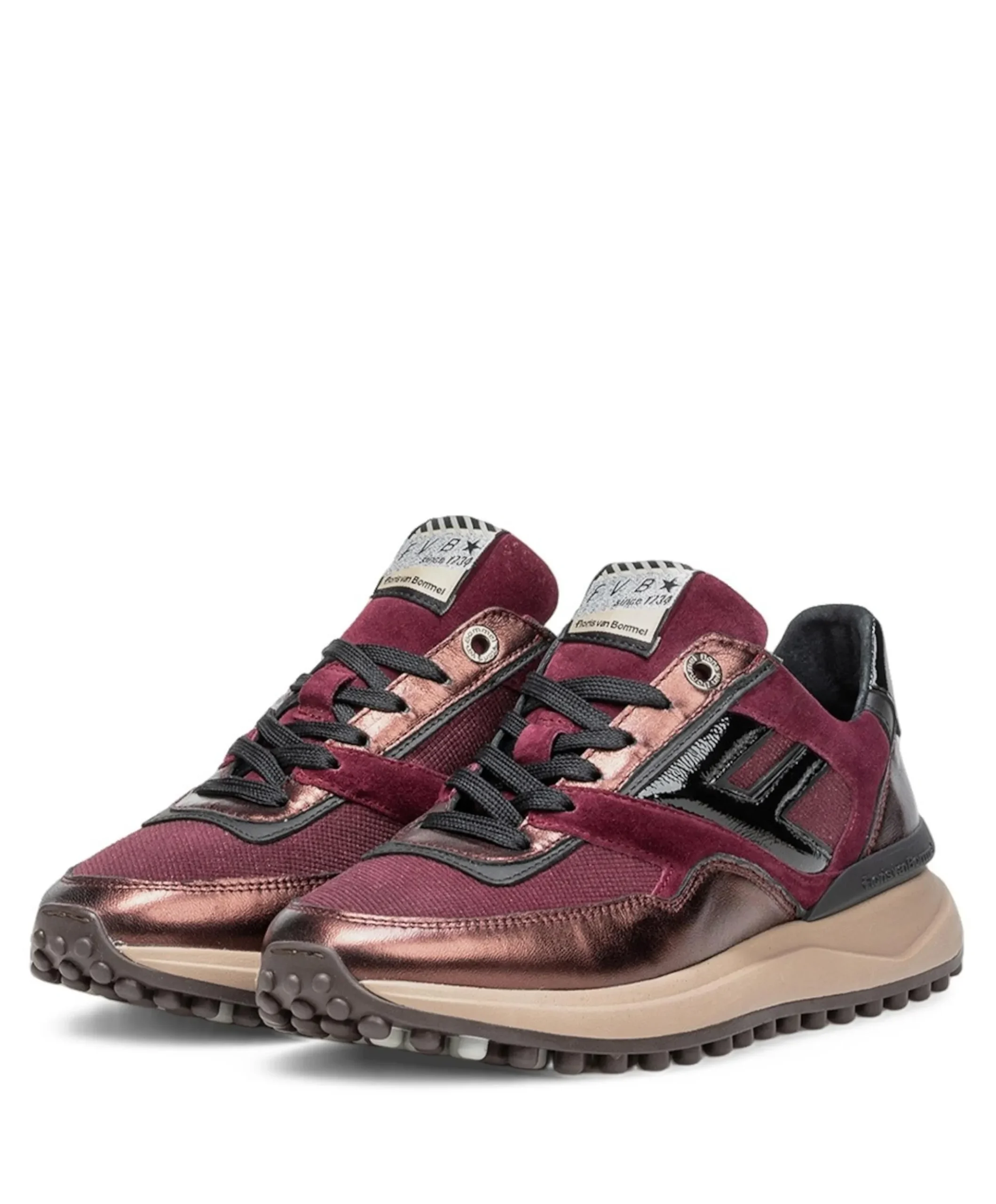 dames sneakers bordeaux
