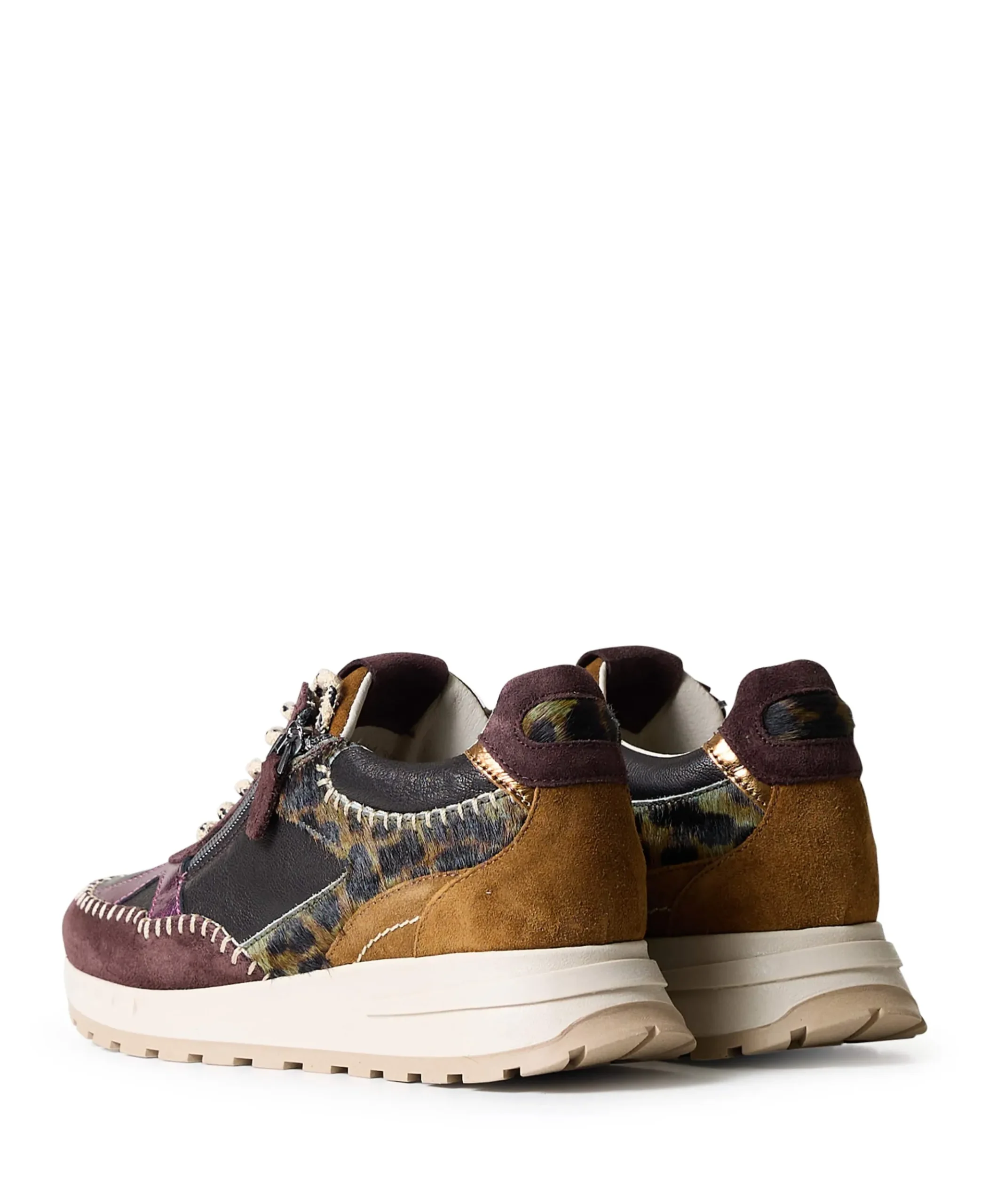 dames sneakers bruin