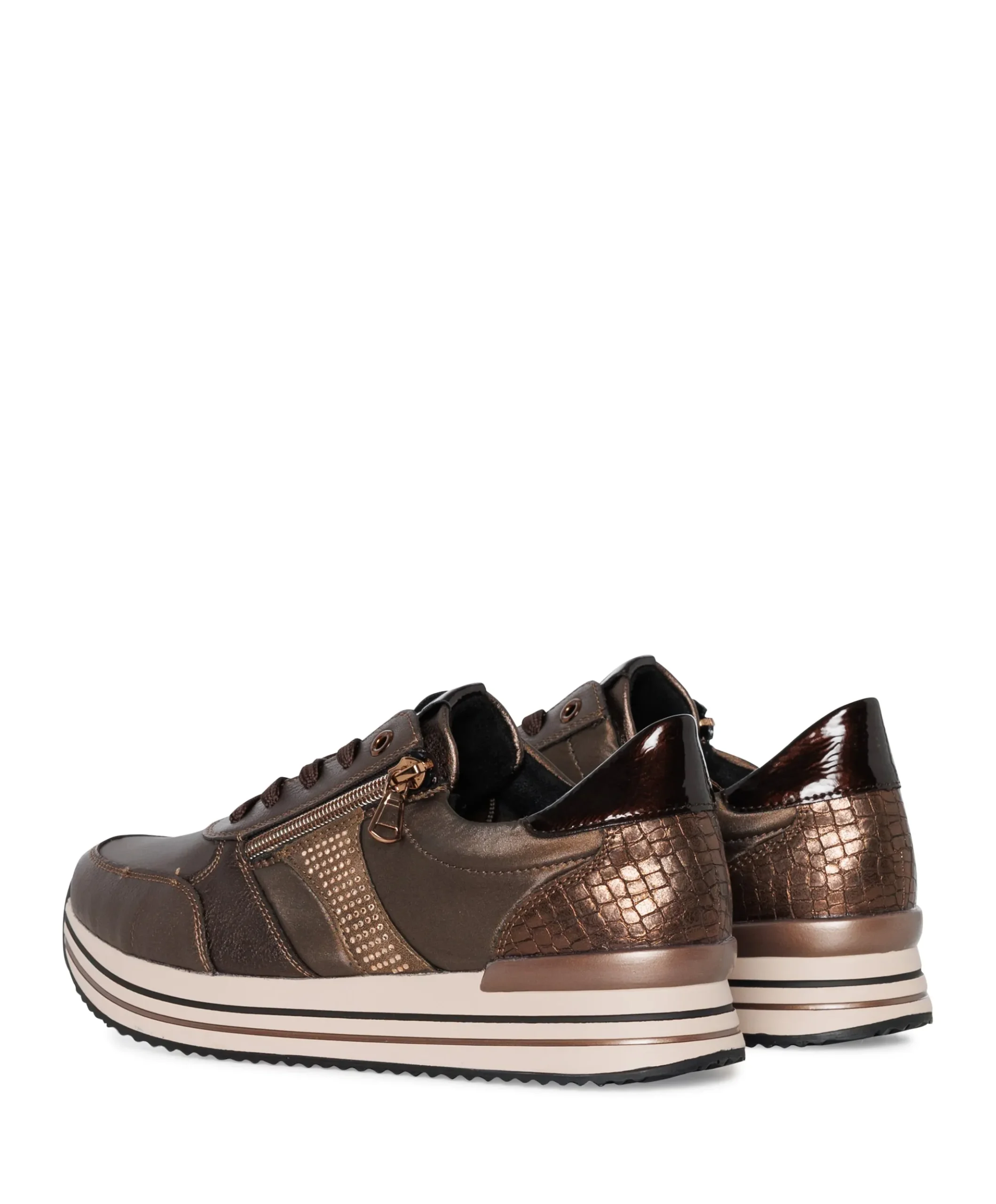 dames sneakers bruin