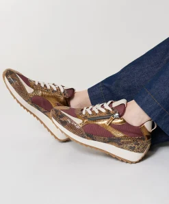 dames sneakers bruin