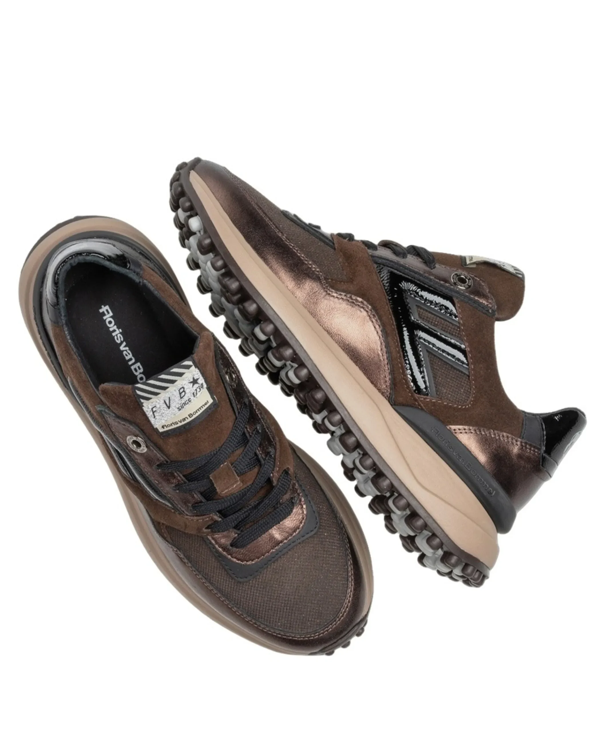 dames sneakers bruin