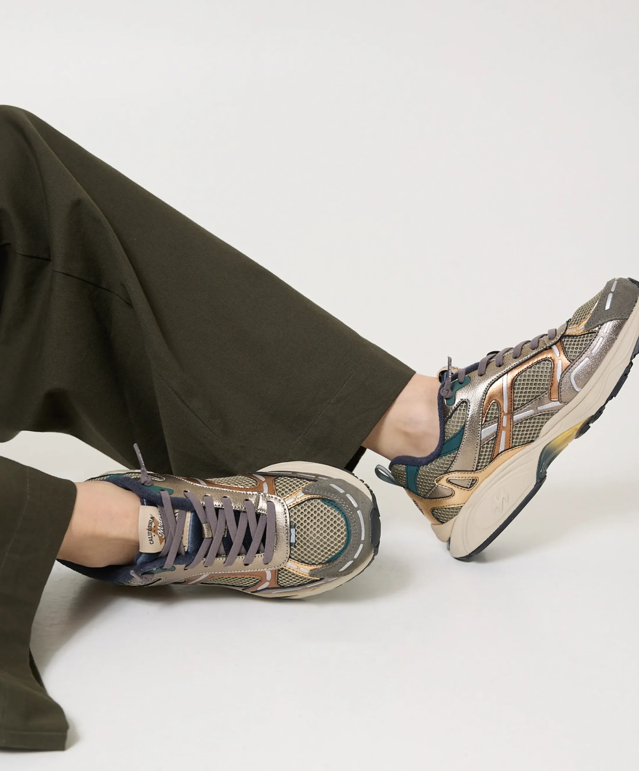 dames sneakers groen