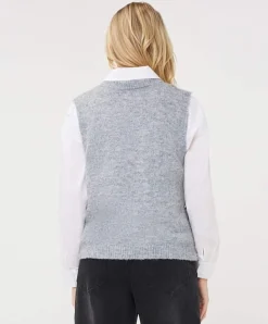 Dames spencer grijs