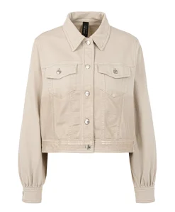 Dames spijkerjas beige
