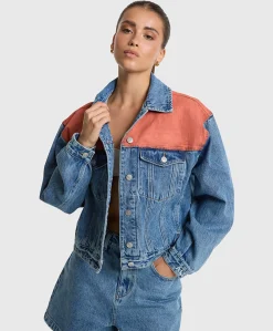 Dames spijkerjas blauw