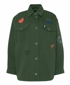 Dames spijkerjas groen