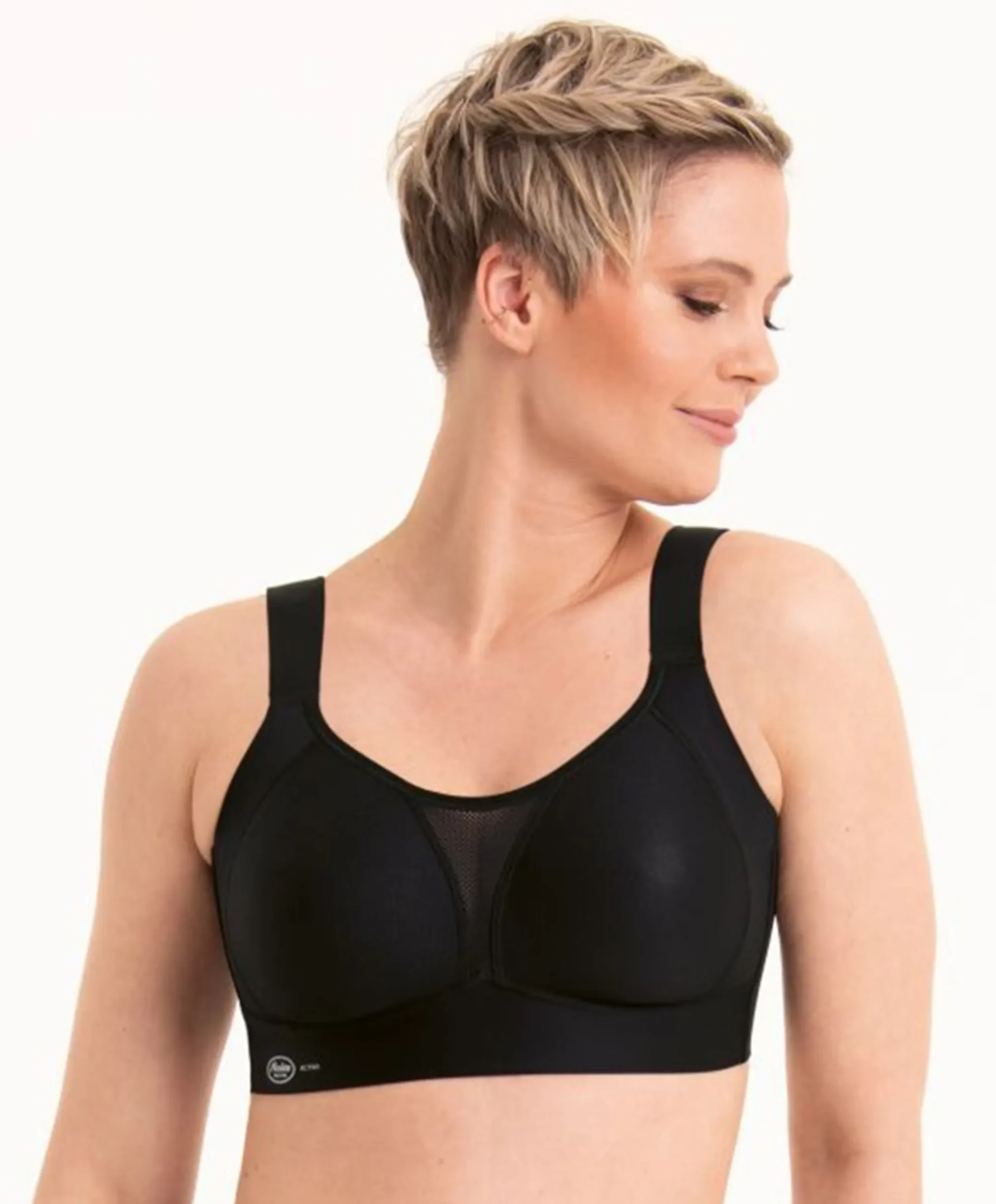 Dames sport bh zwart