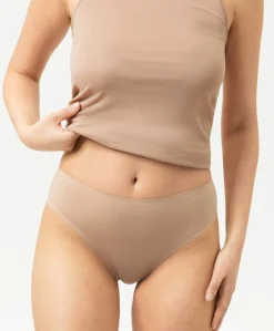 Dames string beige