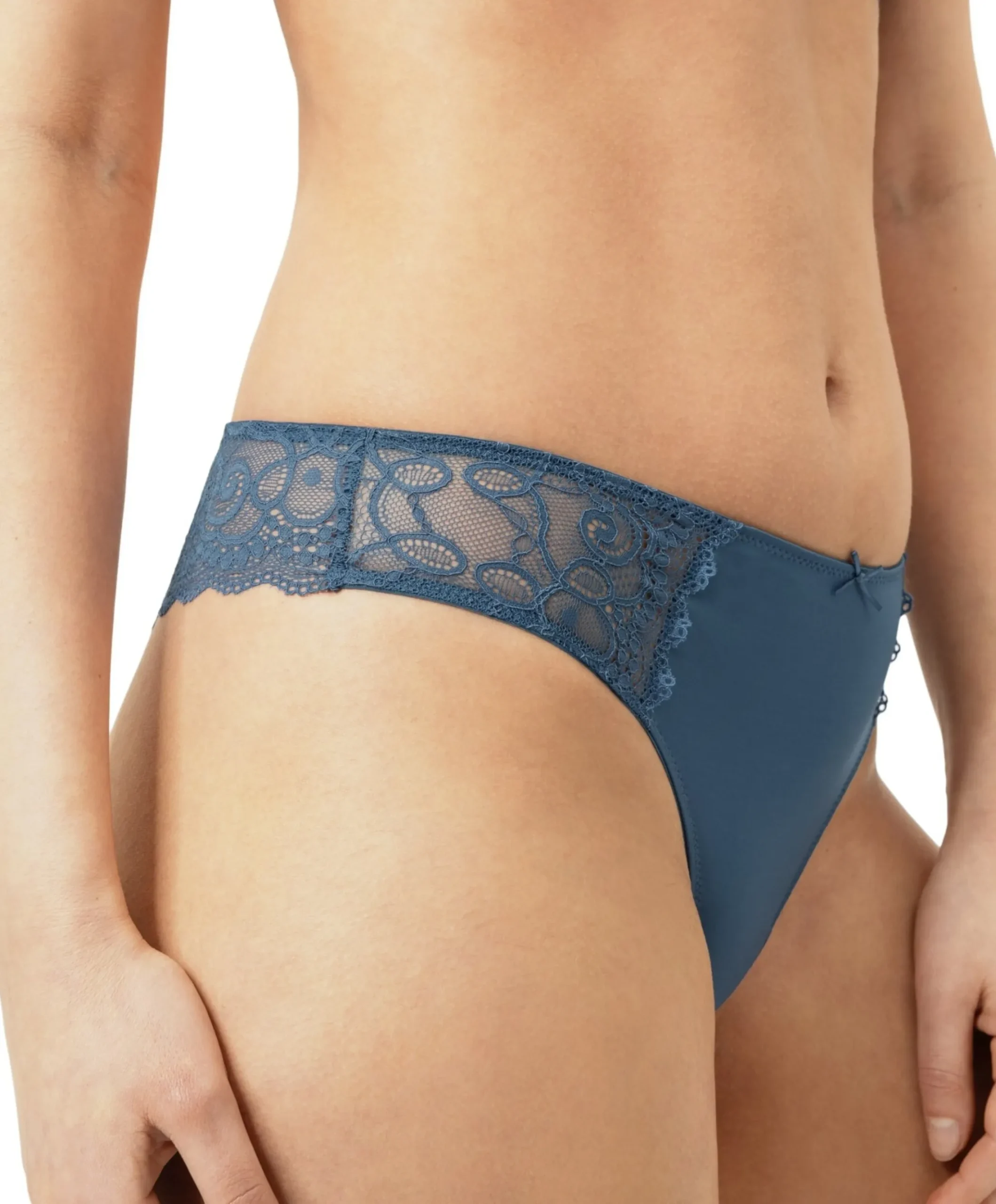 Dames string blauw